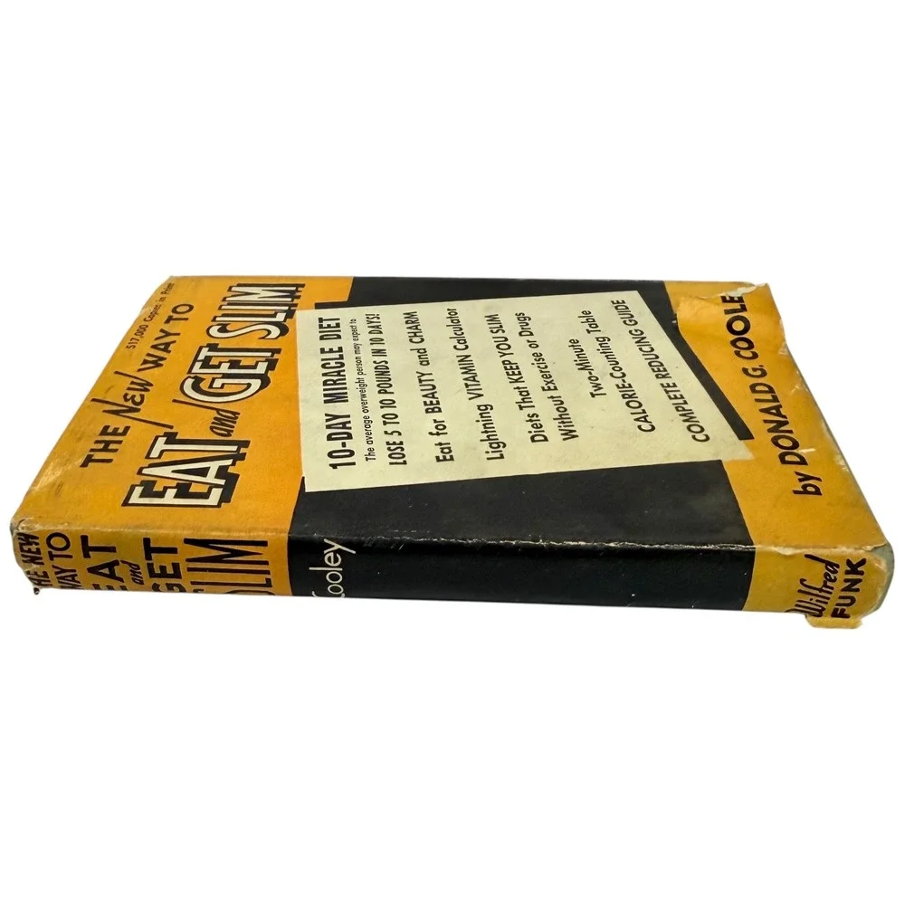 The‎ New Way To Eat And Get Slim Donald G Cooley Vintage Diet Book 1949